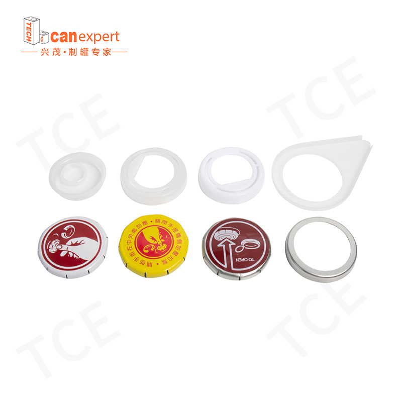 TCE- Các phụ kiệnnắp áp suất bán chạynhất của hộp thiếc có thể phụ kiện bằng thiếc củanắp áp suất